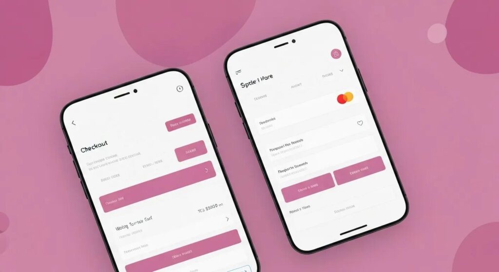 Easy-to-use mobile checkout with clear trust signals and a simple layout