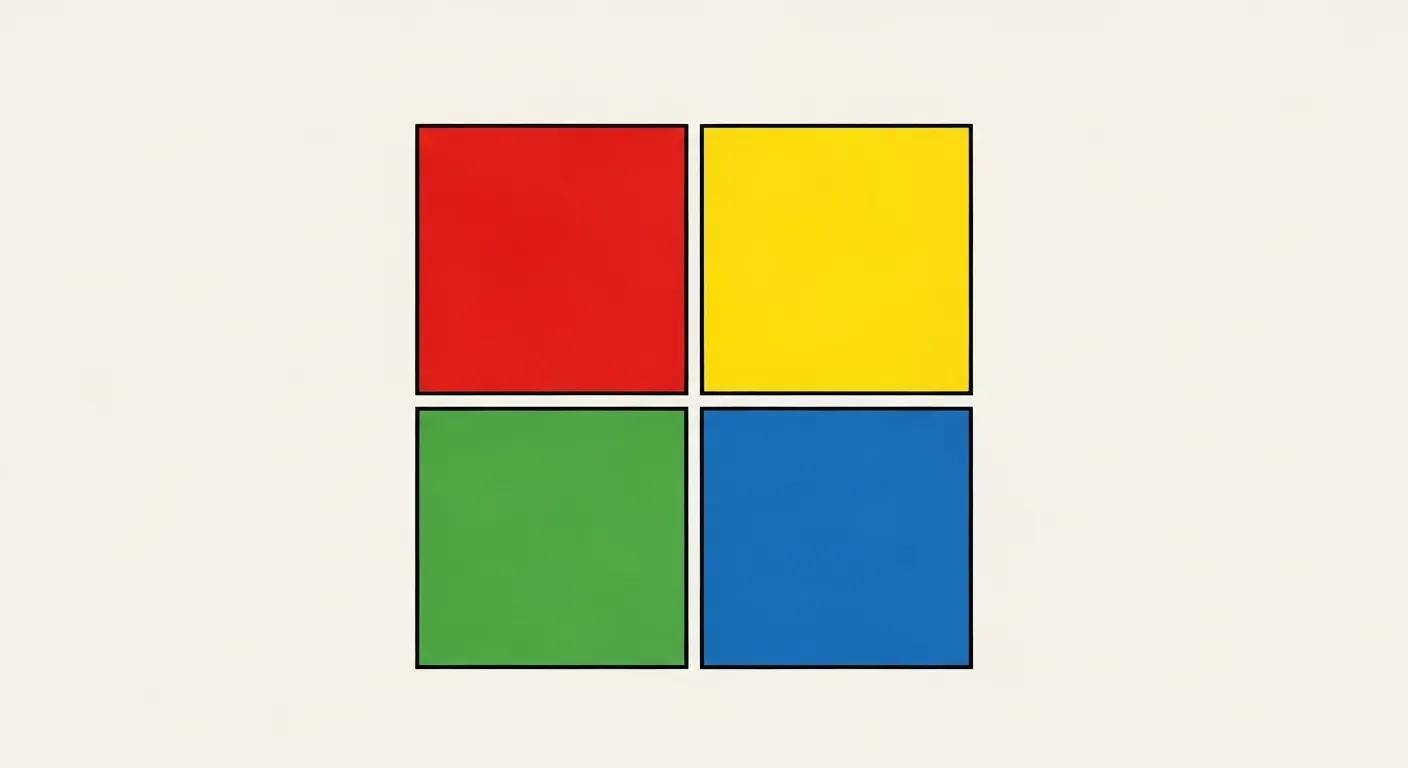 Image of a simple 2x2 quadrant chart with four sections.