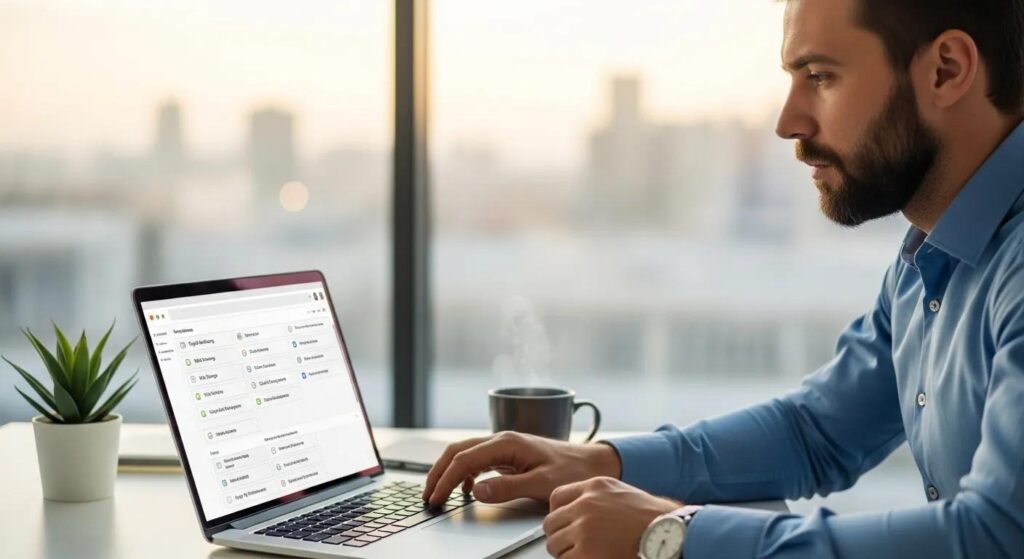 A business owner reviewing and selecting precise service categories to improve local search visibility and customer relevance.